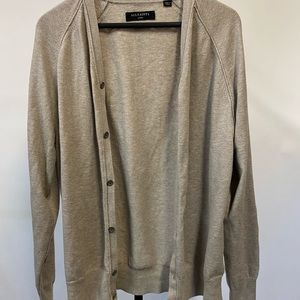 All Saints beige sweater. Size large